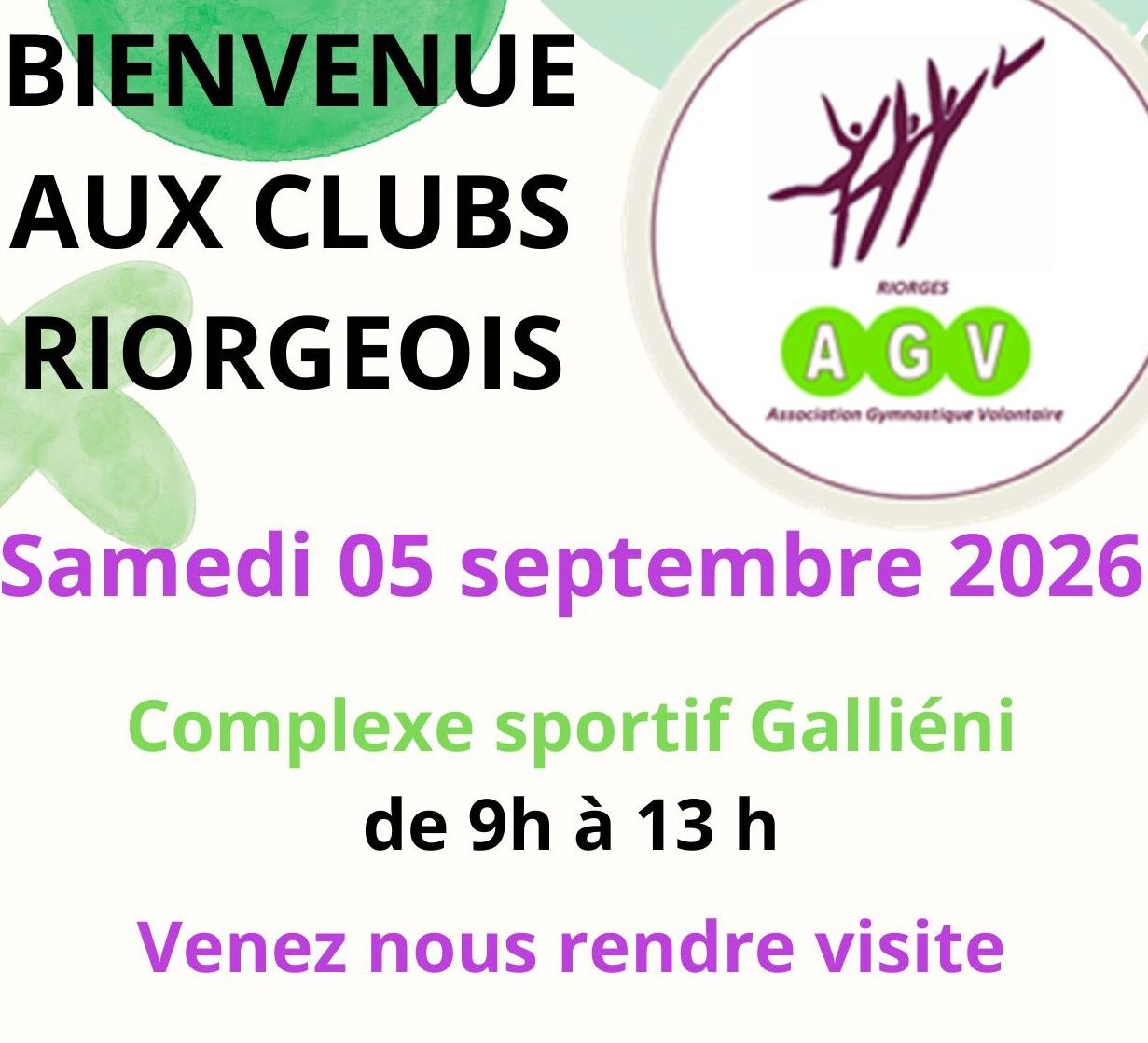 BIENVENUE AUX CLUBS