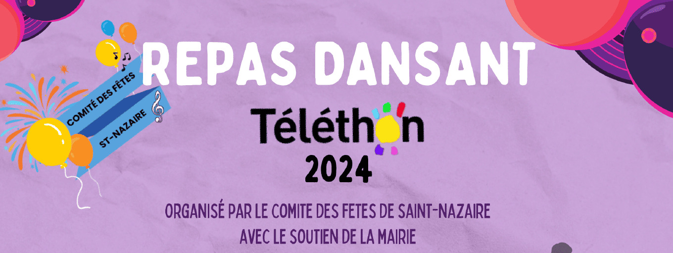 Repas dansant Téléthon 2024